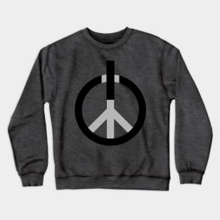 Peace power, press ON Crewneck Sweatshirt